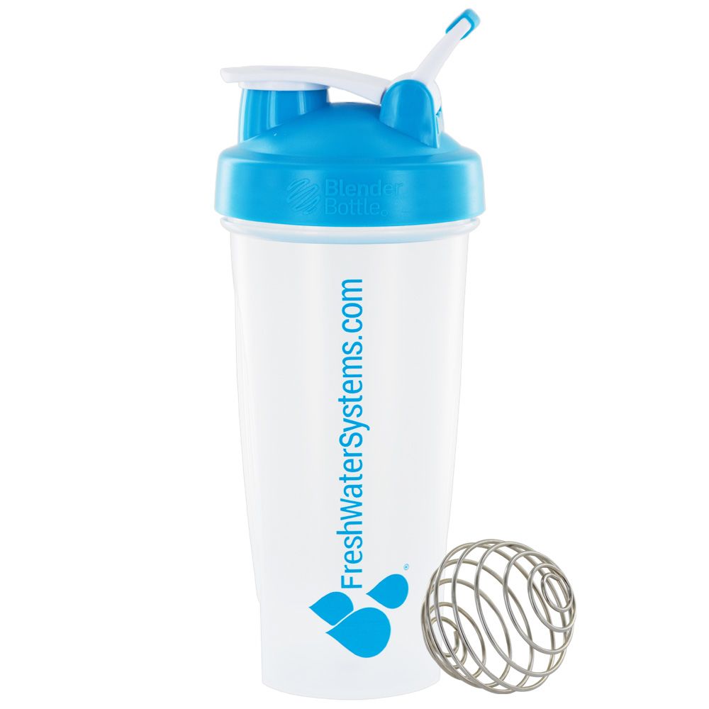 BlenderBottle® Fresh Water Systems Classic 28 oz Shaker Bottle - Clear/Aqua