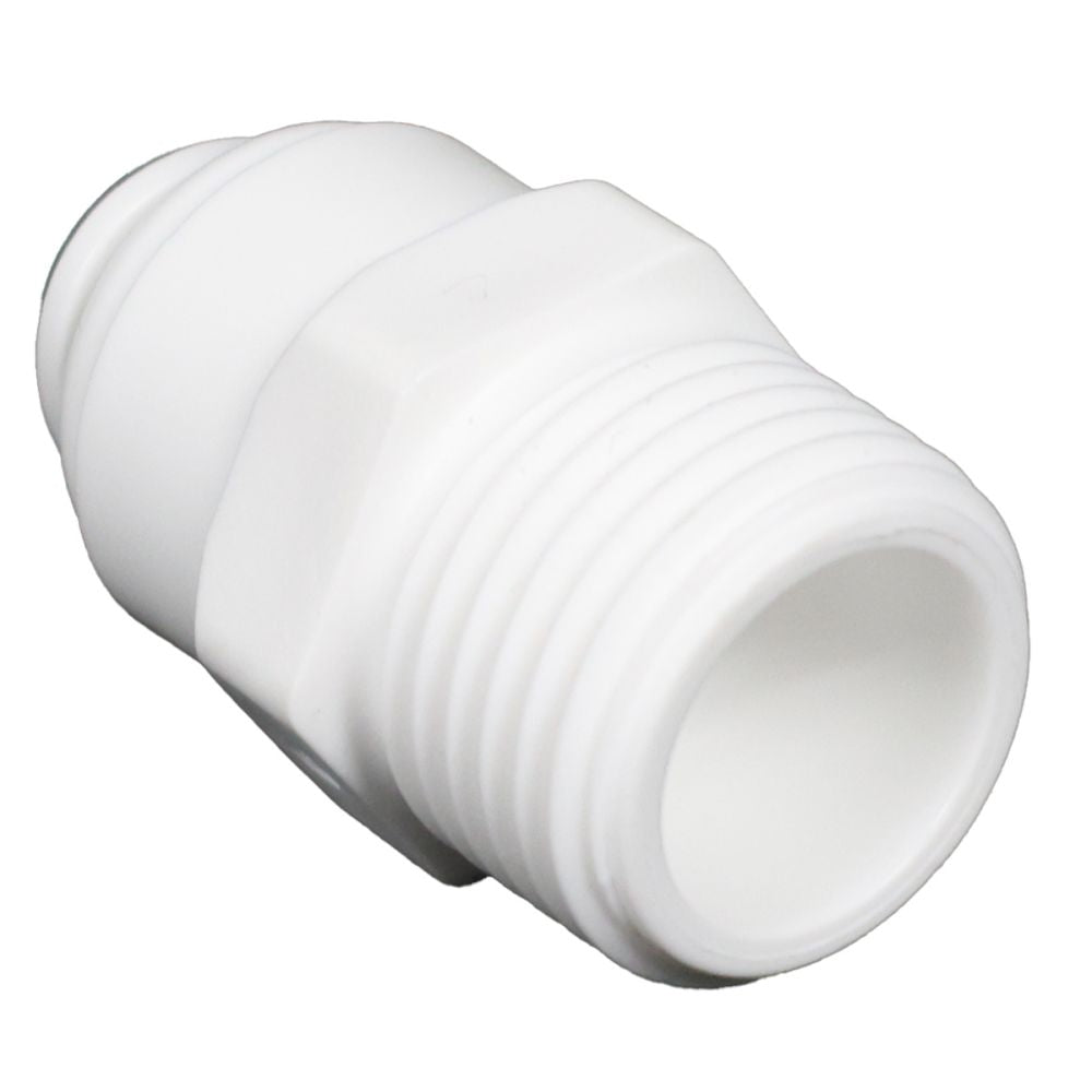 Male Connector Acetal 3/8 qc x 1/2 MNPT