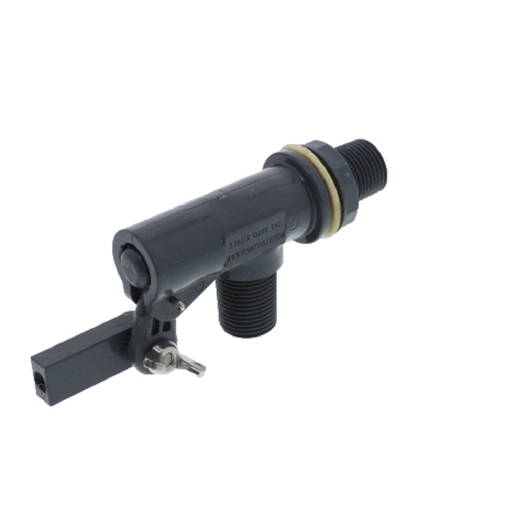 Kerick Heavy Duty PVC Float Valve 3/8 MIP With Tank Mount