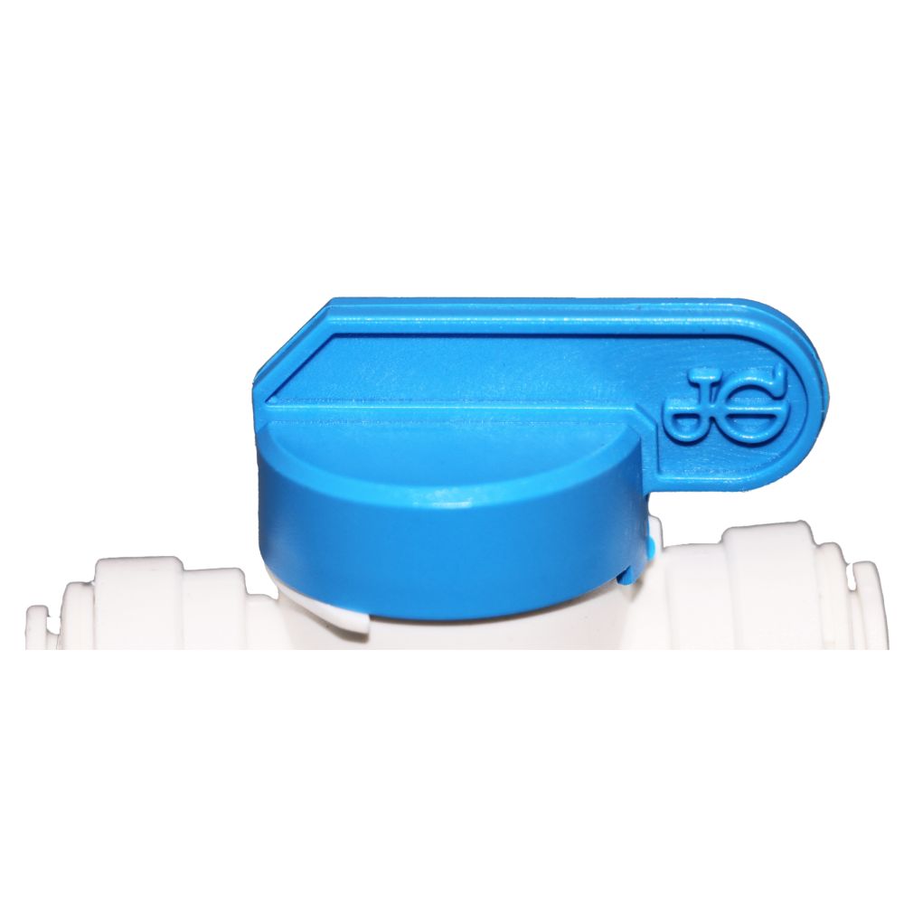 John Guest Shut-Off Valve-Polypro - 8mm Tube x 8mm Tube