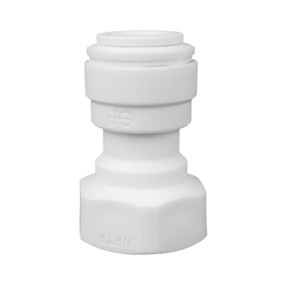 John Guest Female Adapter NPTF Polypro - 3/8 x 1/4 NPTF