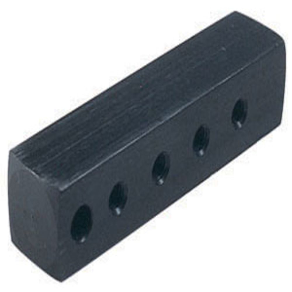 32M4 10-32 Threaded 4 Port Anodized Aluminum Manifold