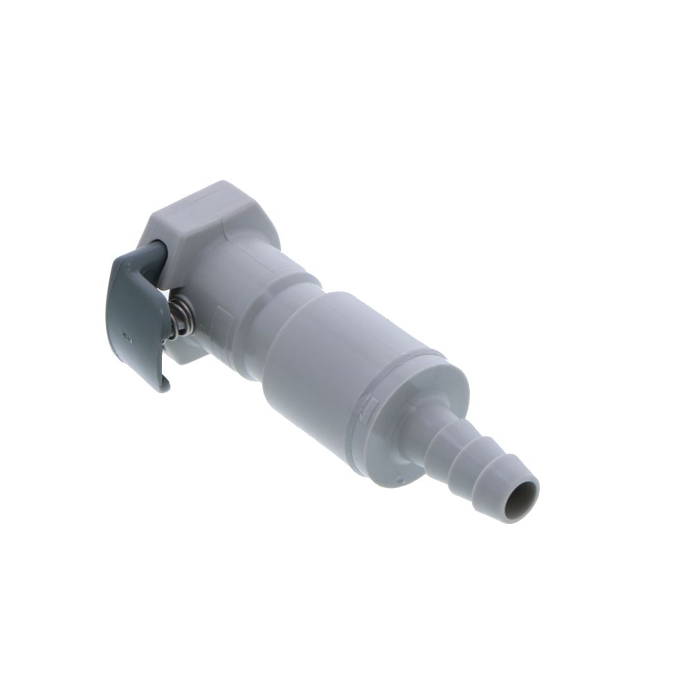 EFCD17412 Valved Inline Coupling Body 1/4 ID Barb