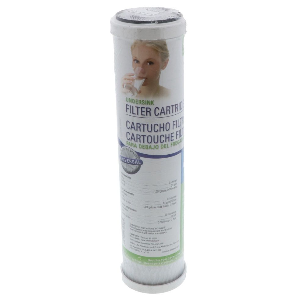 OmniFilter CB4-SS Undersink Filter Cartridge 0.5 mic