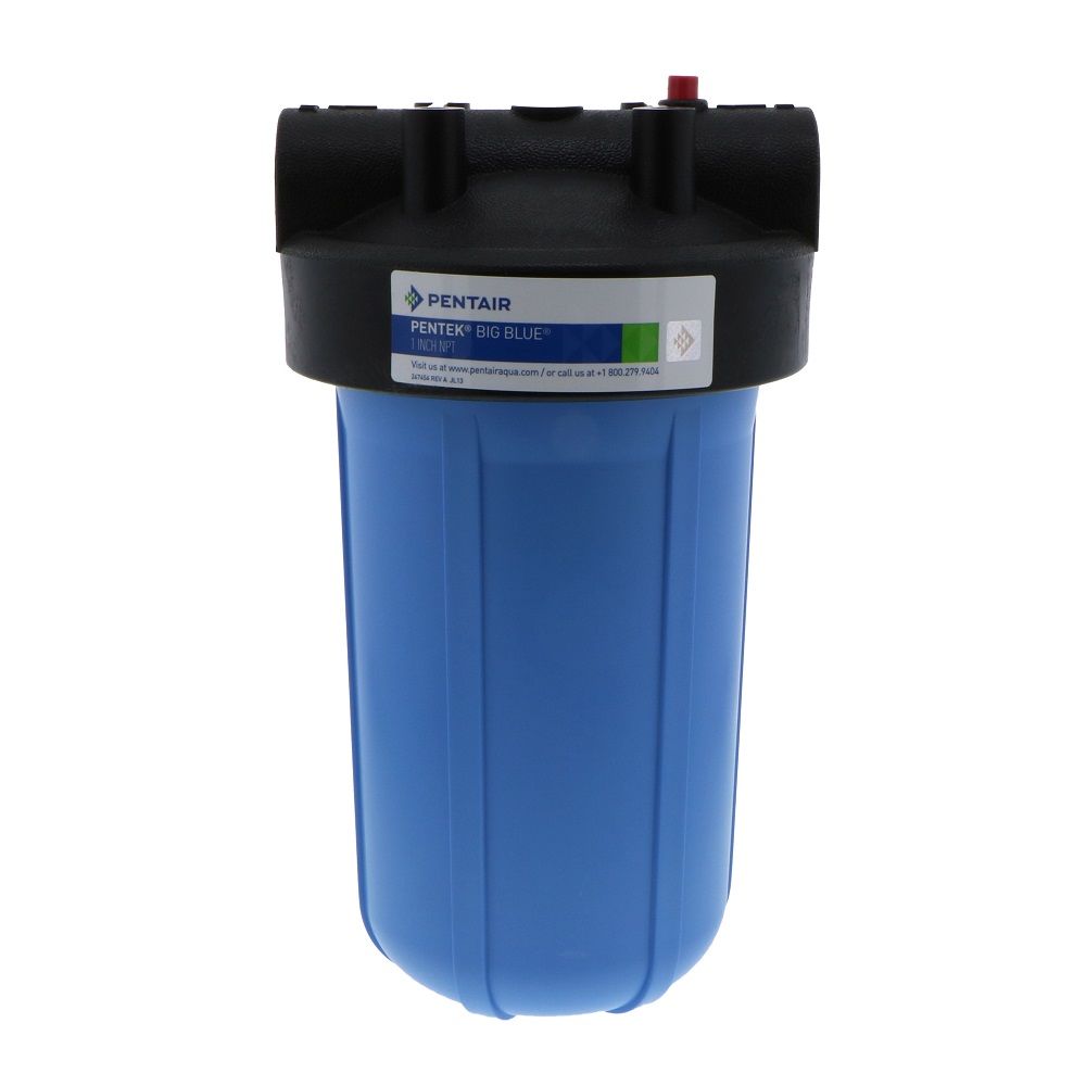 Pentek 10" Big Blue Water Filter Housing With Pressure Relief