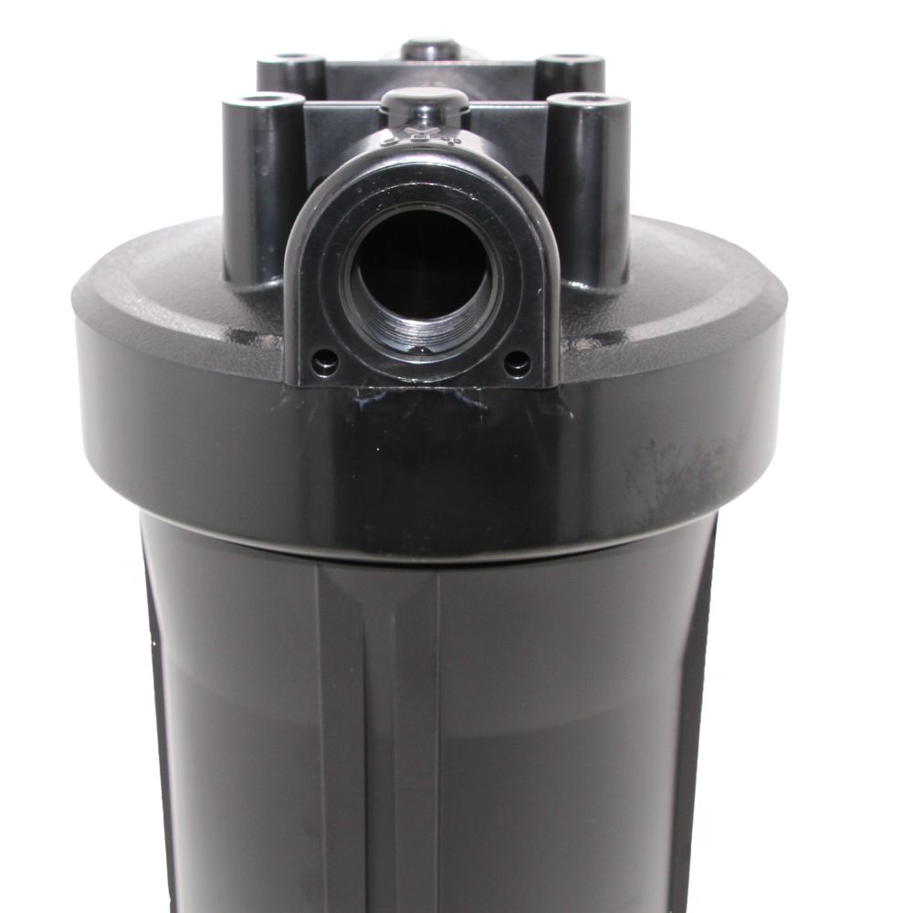 10" Neo-Pure Big Flow Filter Housing Black Cap/Black Sump 3/4" without Pressure Relief