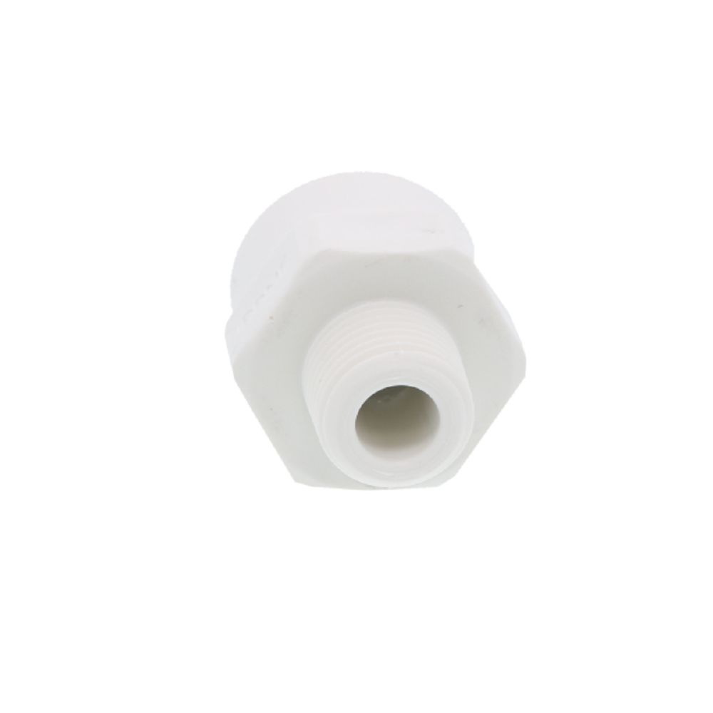 John Guest Male Connector NPTF Polypro - 1/4 x 1/8 NPTF