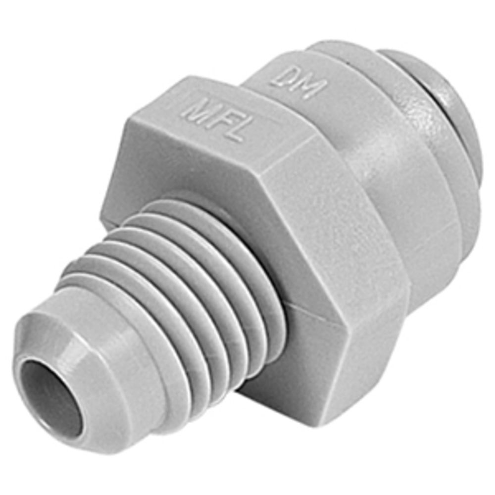 DMfit Male Connector MFL - 3/8 Push-in x 1/2 16 UN