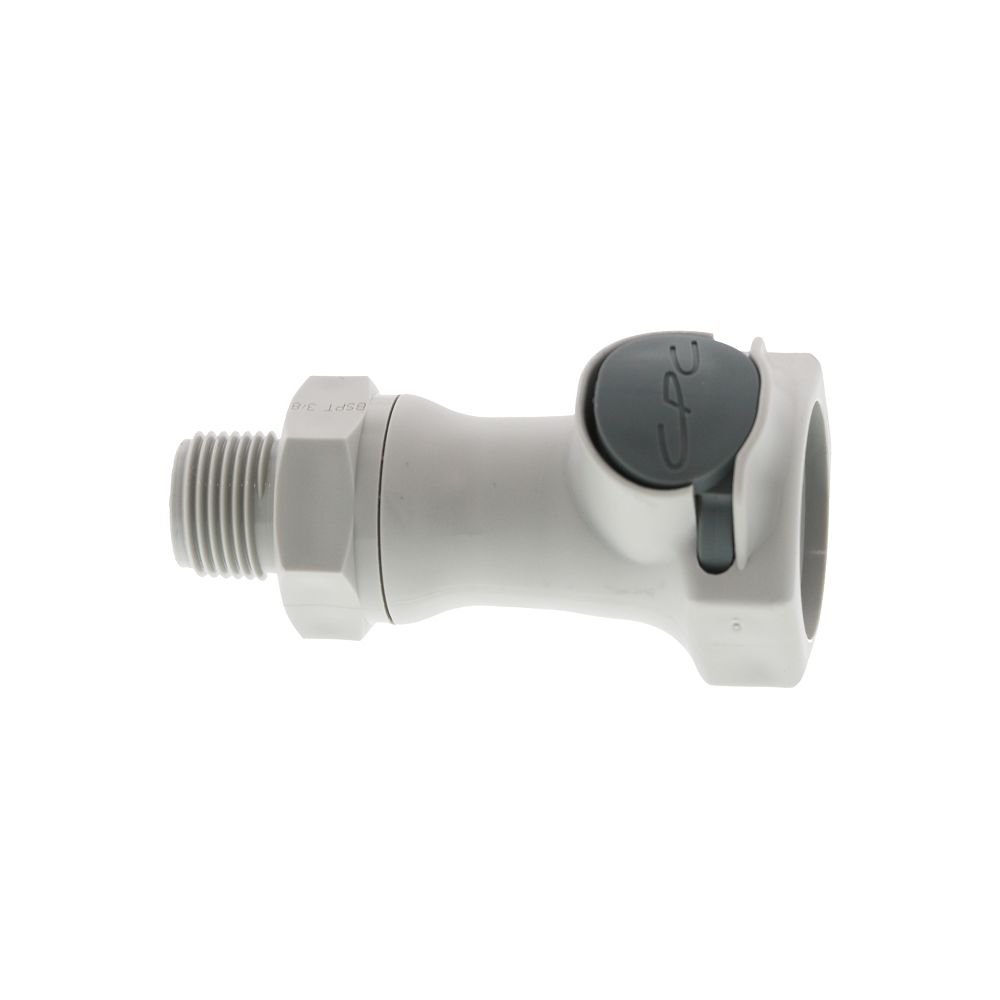HFCD10612BSPT Valved Male Thread Coupling Body 3/8 BSPT