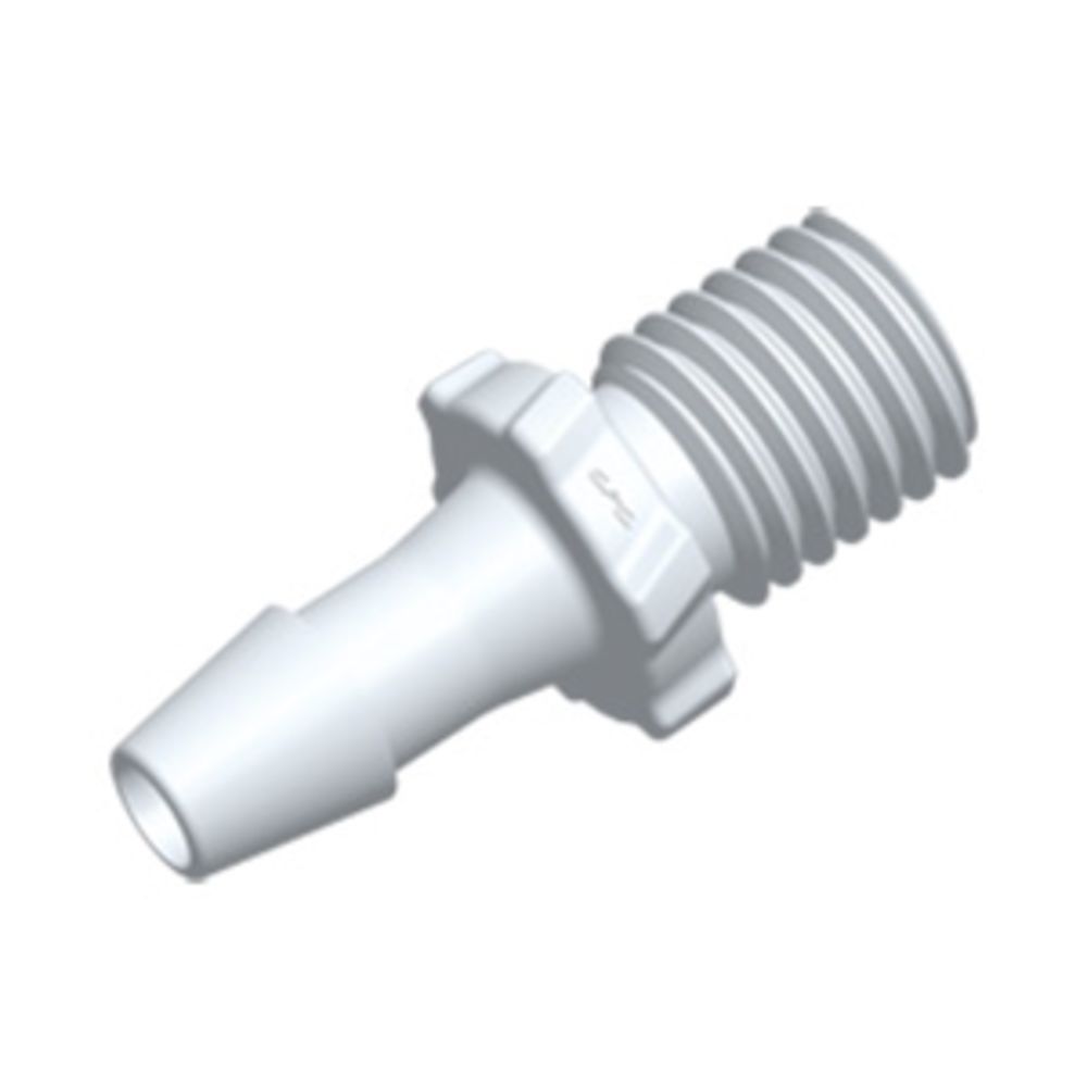 FitQuik Acetal Screw Type Blood Pressure Connector - 5/16 UNF x 5/32 ID Barb