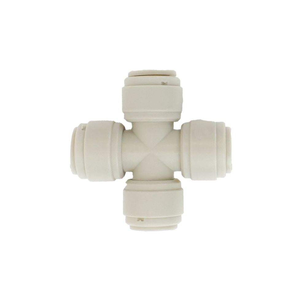 NeoFit - Acetal Gray Union Cross 3/8" tube