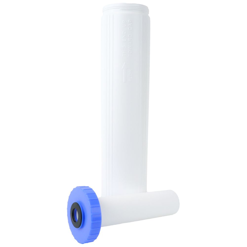 Refillable Empty Cartridge White w/MB Filter