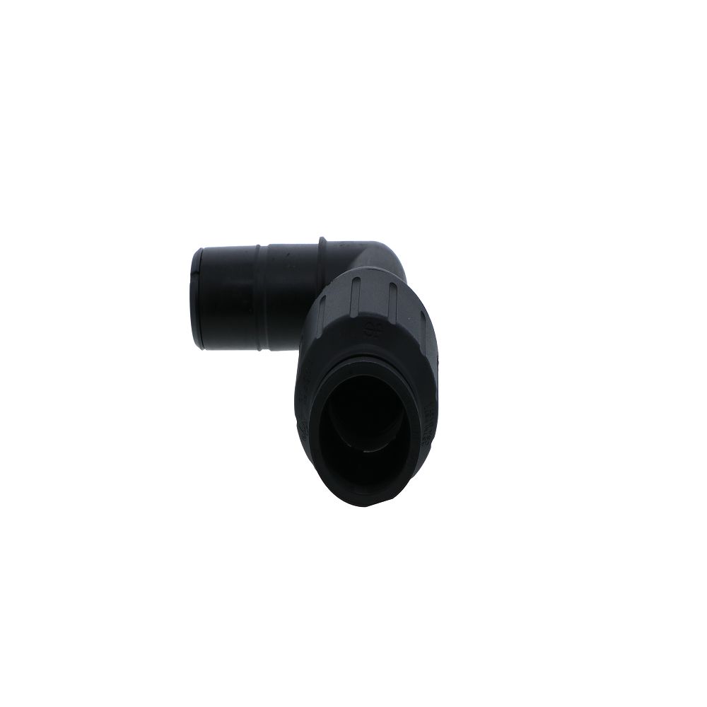 John Guest Black Plug-In Elbow - 1 CTS x 1 Stem