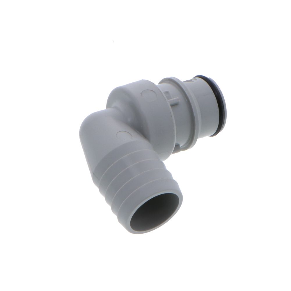 HFCD231212 Valved Elbow Hose Barb Coupling Insert 3/4 ID Barb