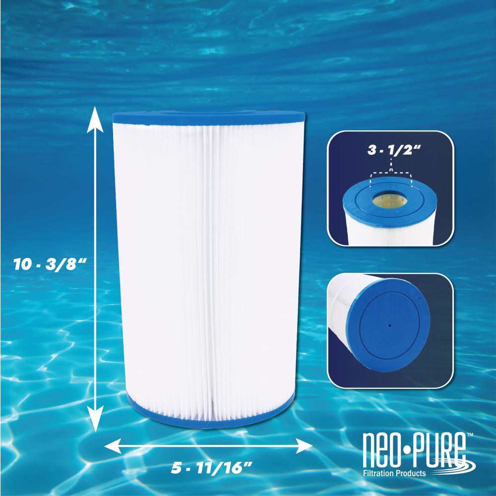 Neo-Pure PS-5K25-LA Pool and Spa Filter 5-11/16" x 10-3/8"