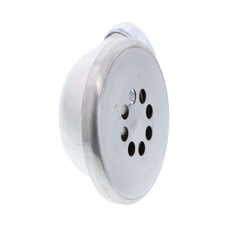 T&S Brass 011356-45 Overflow Head Assembly, Chrome Plated Brass Body & SS Strainer