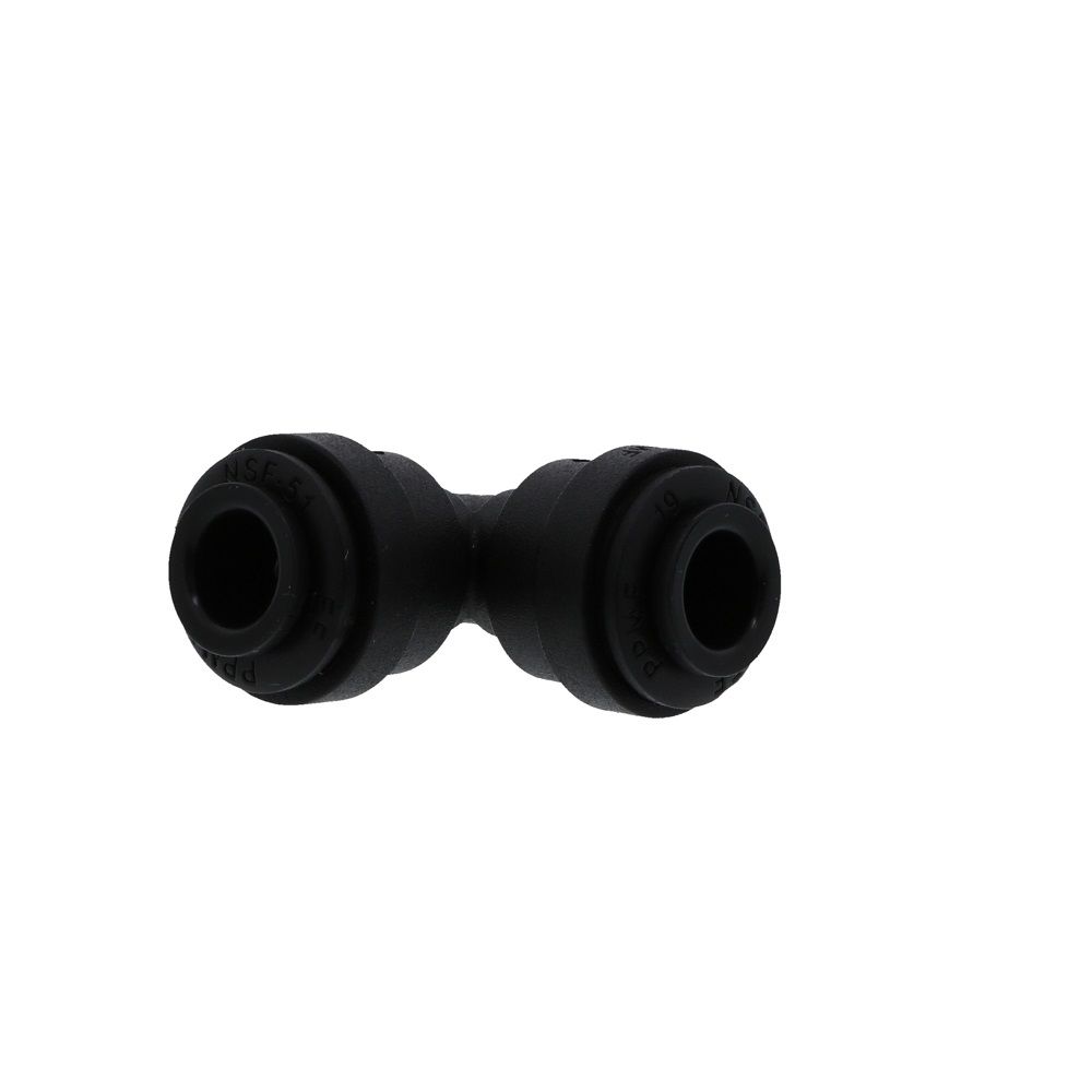 John Guest Union Elbow Black Polypropylene - 1/4