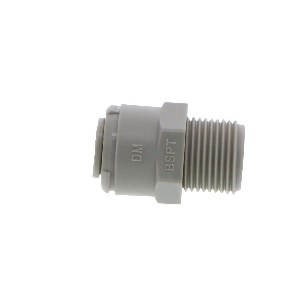 DMfit Straight BSPT Male - 3/8" Push-in x 3/8" BSPT