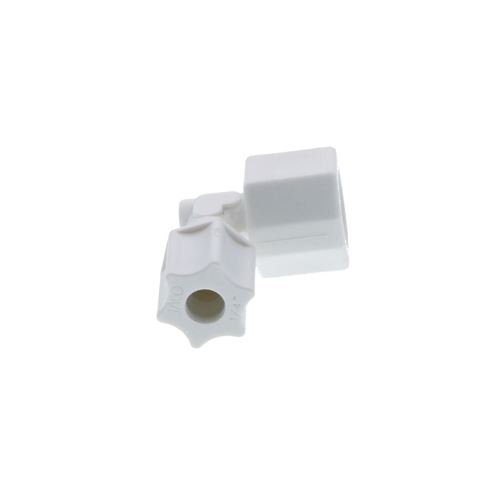JACO 45-4-4-P-PG Polypropylene Female Elbow 1/4 OD Tube x 1/4 FPT