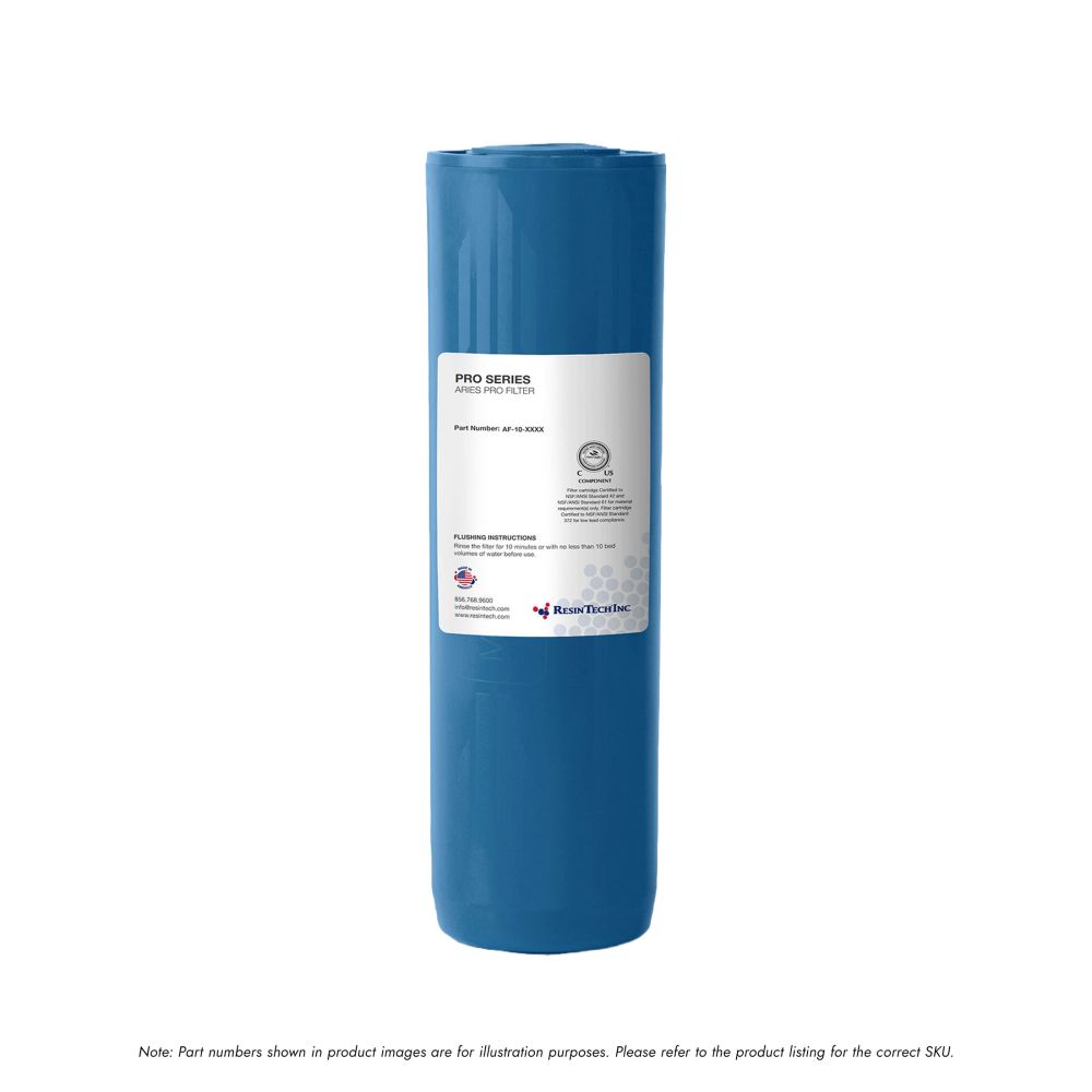 10" x 2.5" ResinTech Calcite pH Neutralizing Cartridge
