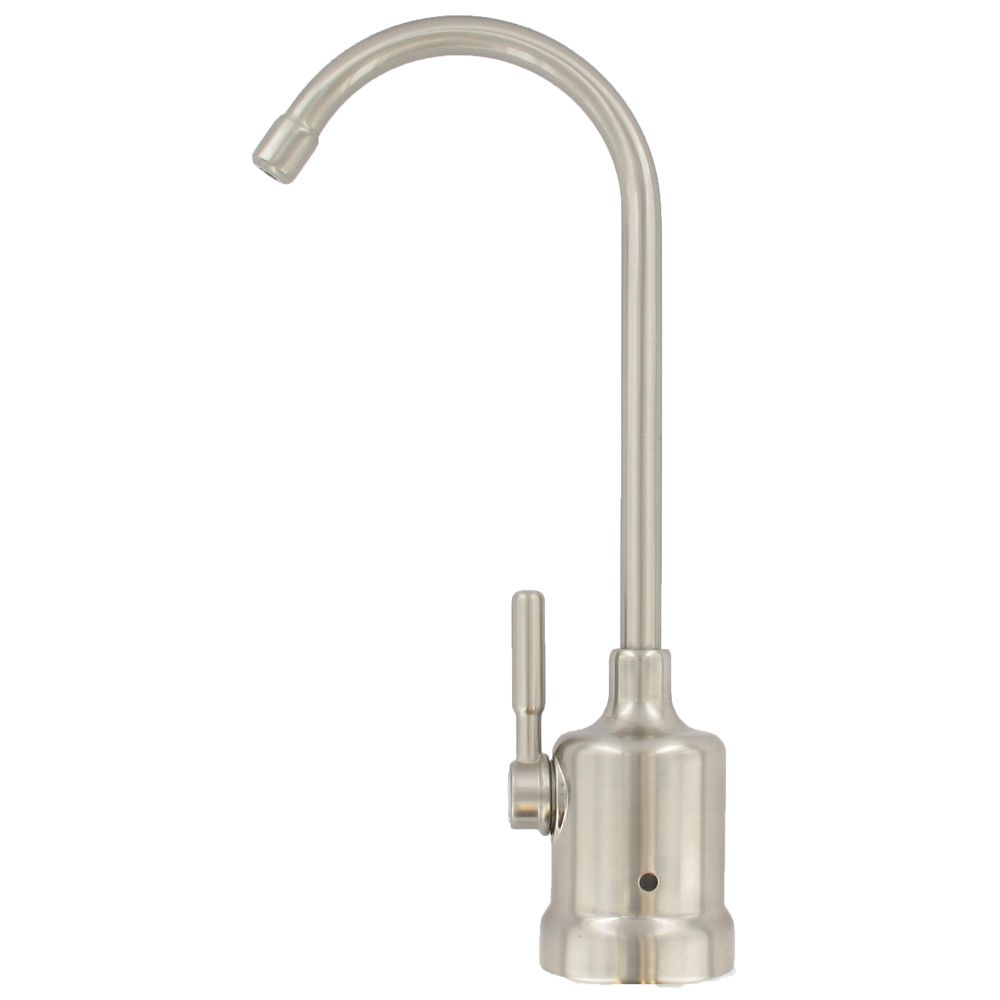 Watts Top Mount Air Gap Faucet with Top Mount Monitor - Brushed Nickel