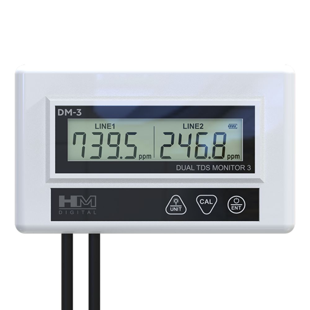 HM Digital DM-3 Commercial In-Line Dual TDS Meter
