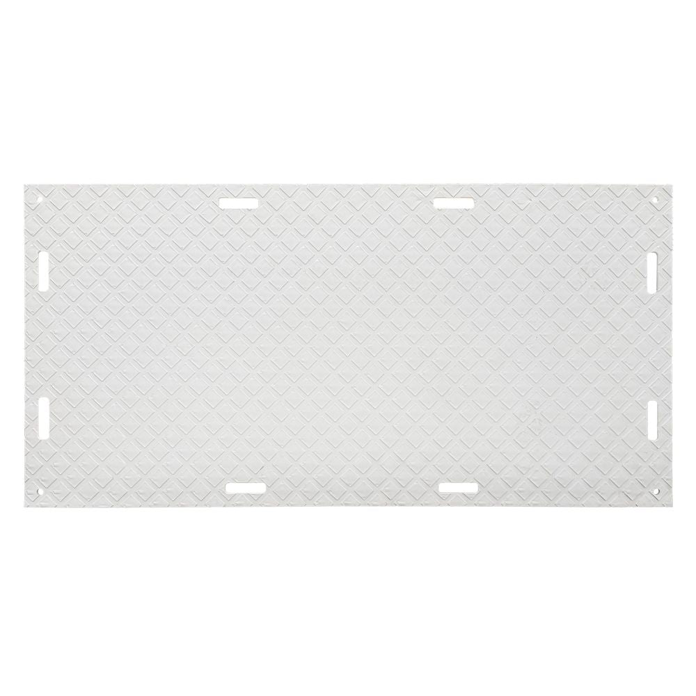 HDPE Ground Protection Mats 4'x8' - White