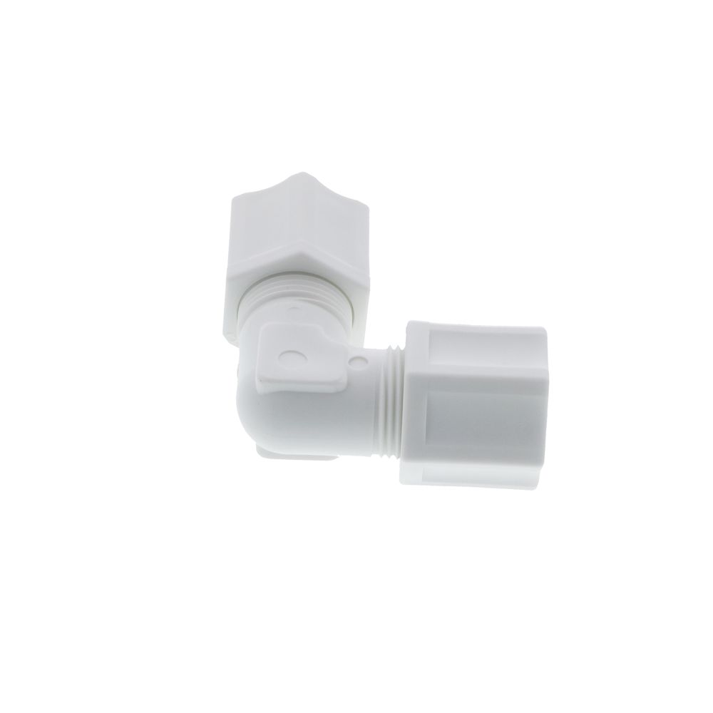 JACO 50-8-P-PG Polypropylene Union Elbow 1/2 OD Tube x 1/2 OD Tube