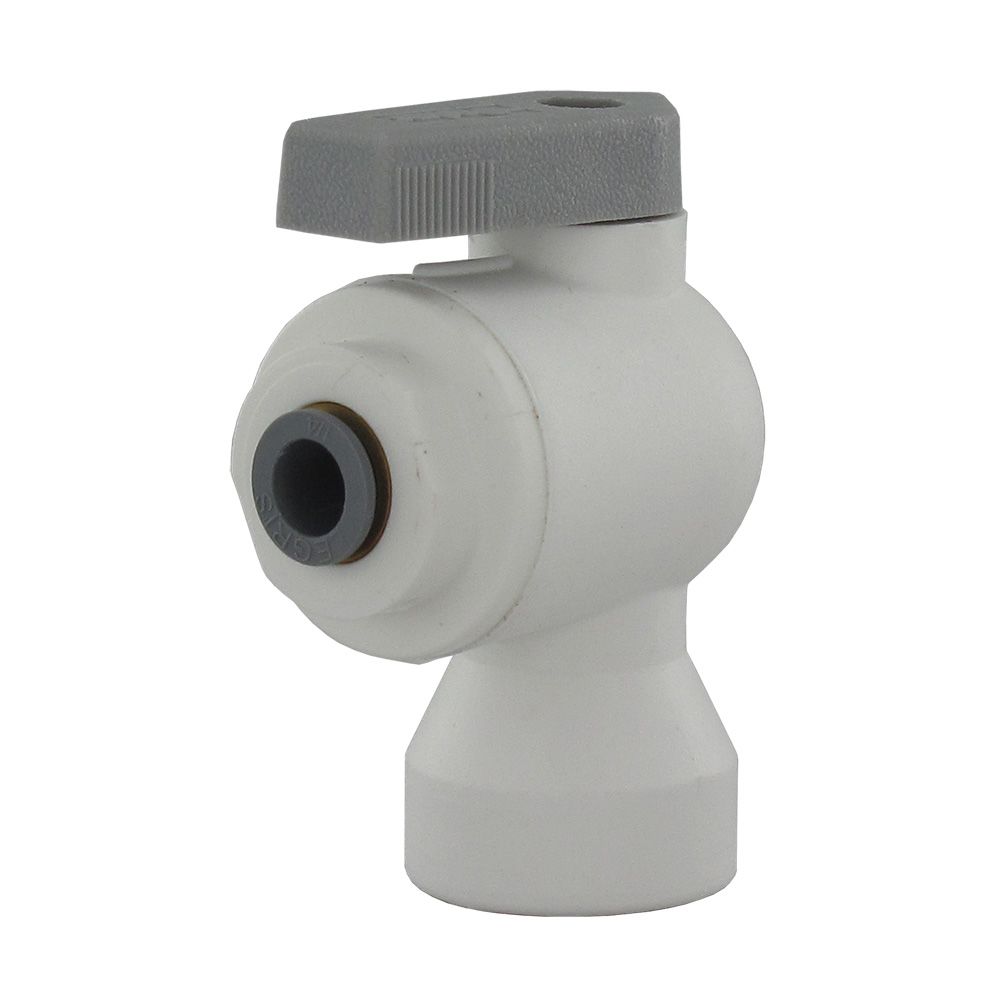 Parker LIQUIfit LFPP4VFE4 Valve Female Elbow - 1/4 QC x 1/4 FPT