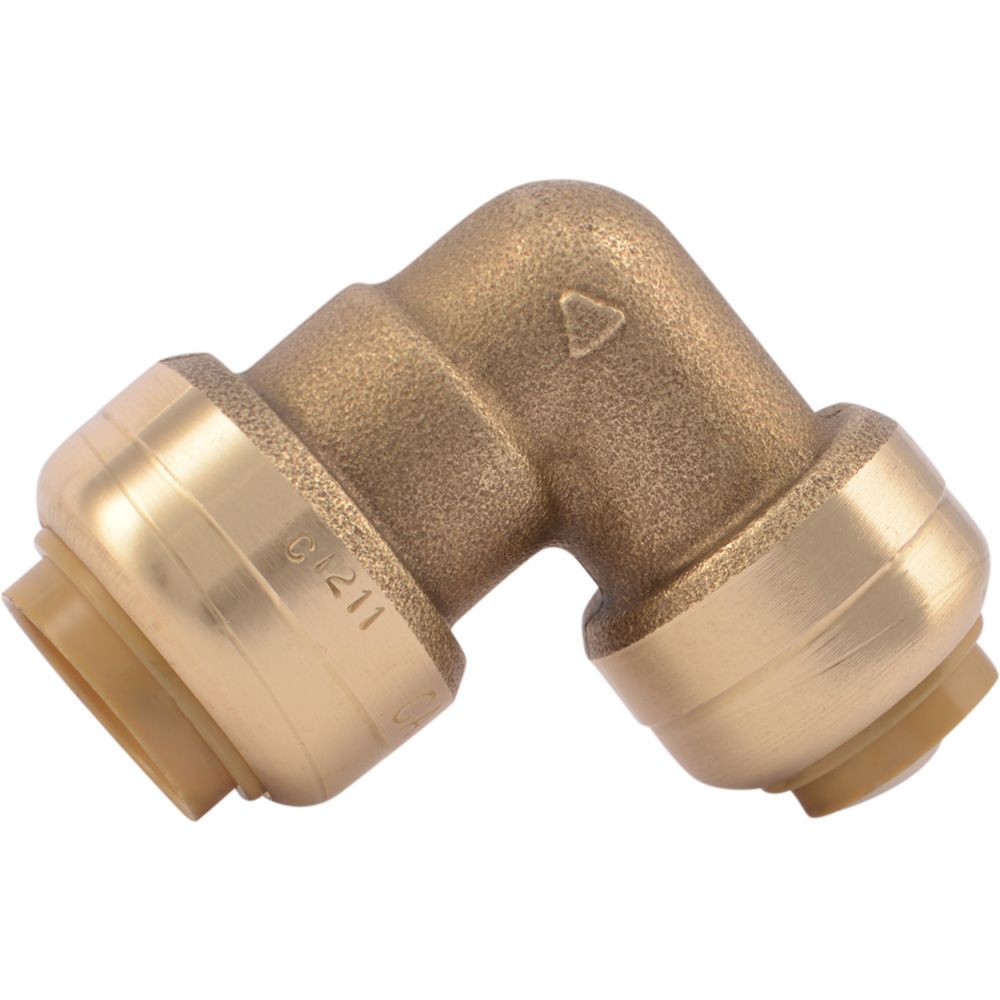 SharkBite® U272LF Lead-Free Brass Push-to-Connect Reducing Elbow - 1/2" x 3/8"