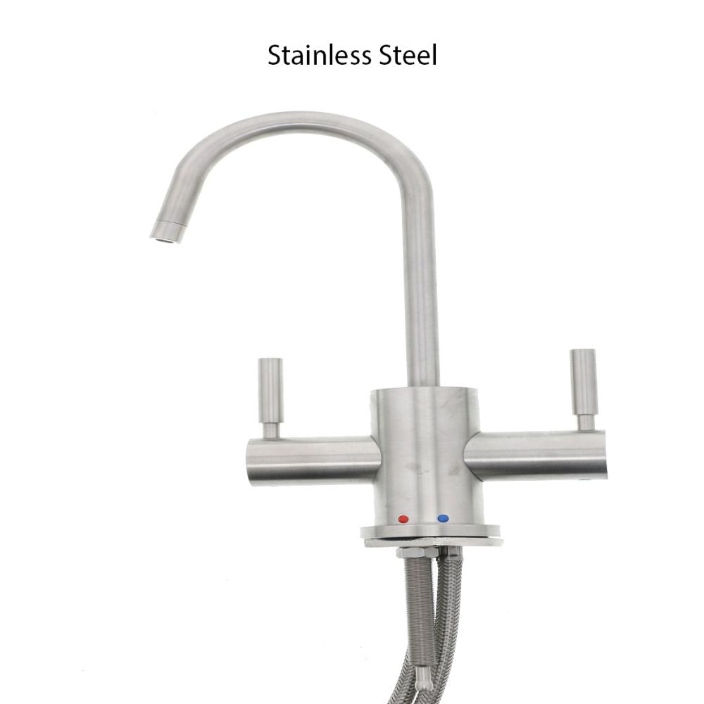 Mountain Plumbing MT1401-NL Contemporary Hot & Cold Water Dispenser w/ Round Base & Handles