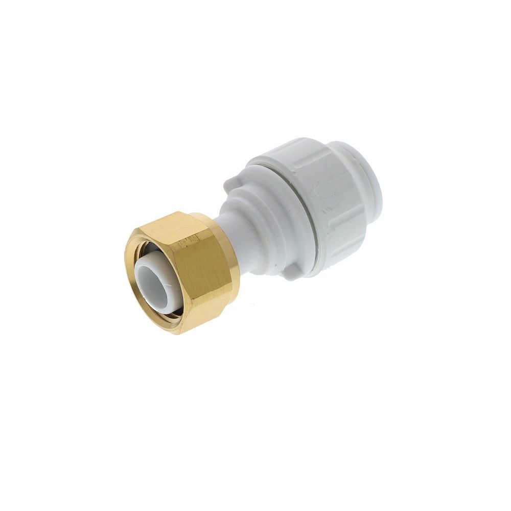 John Guest Straight Tap Connector BSP - 15mm x 1/2 BSP