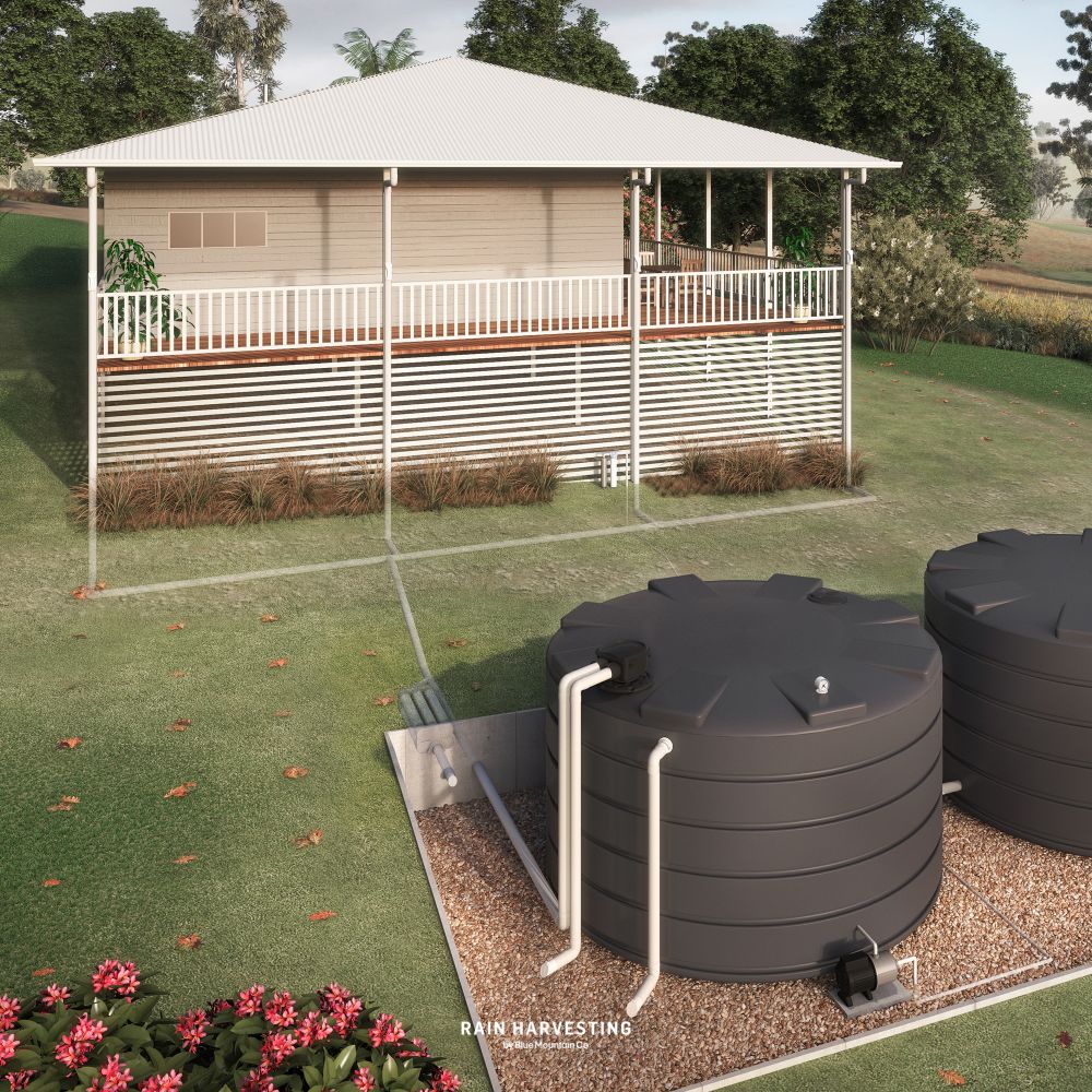 First Flush Delta Inground 4" Round by Blue Mountain Co.