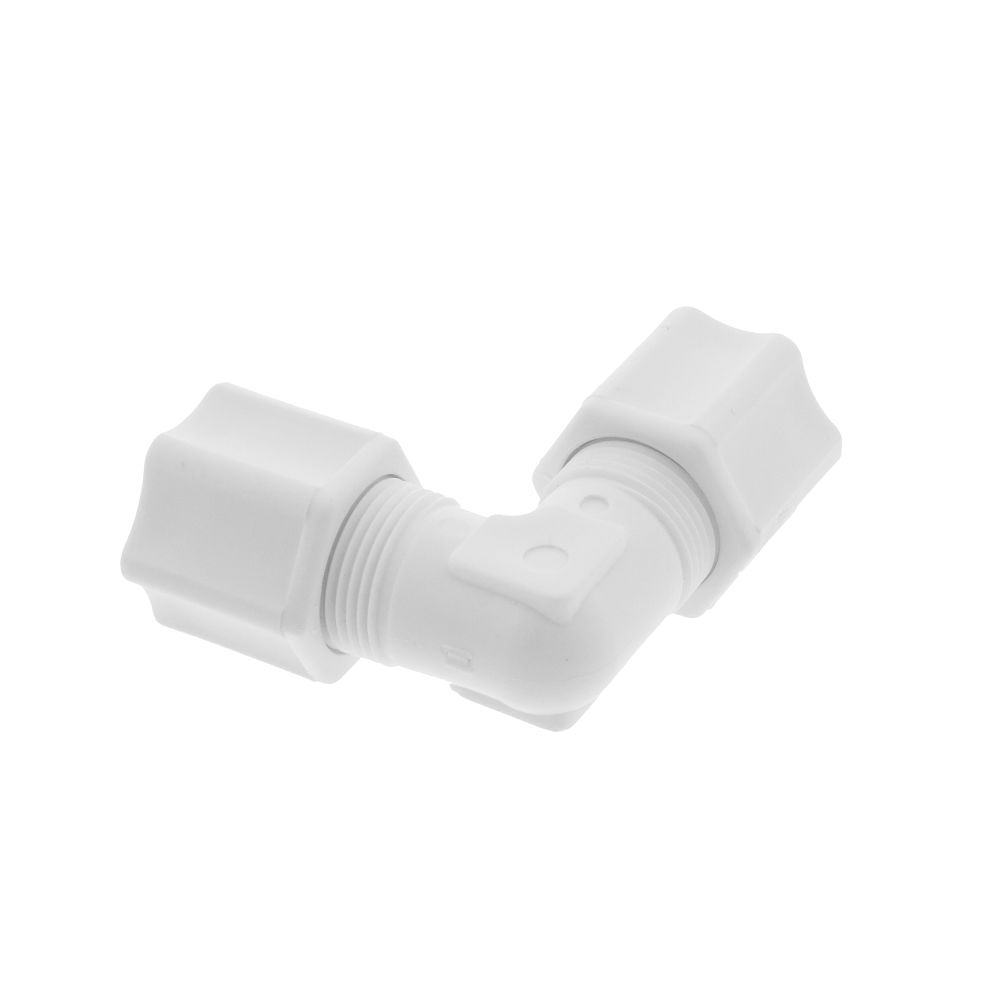 JACO 50-8-P-O Polypropylene Union Elbow 1/2 OD Tube x 1/2 OD Tube