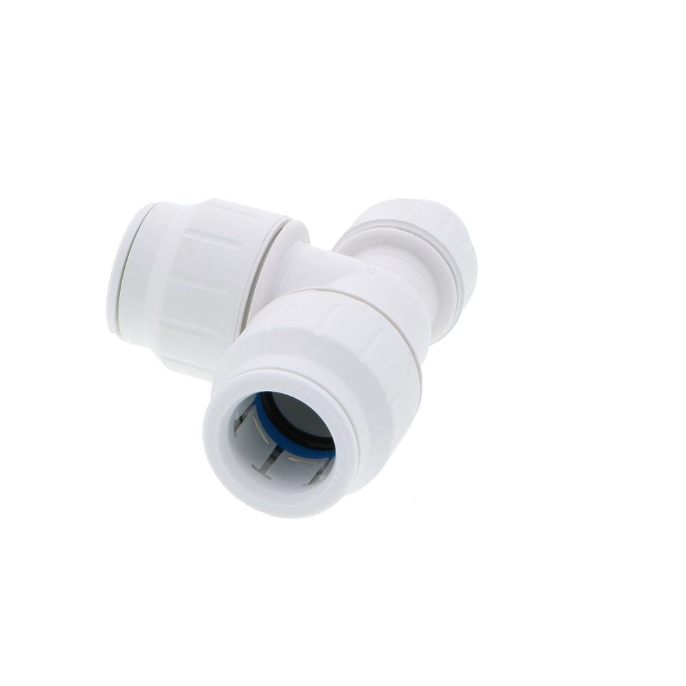 John Guest Reducing Tee - 22mm x 15mm x 22mm