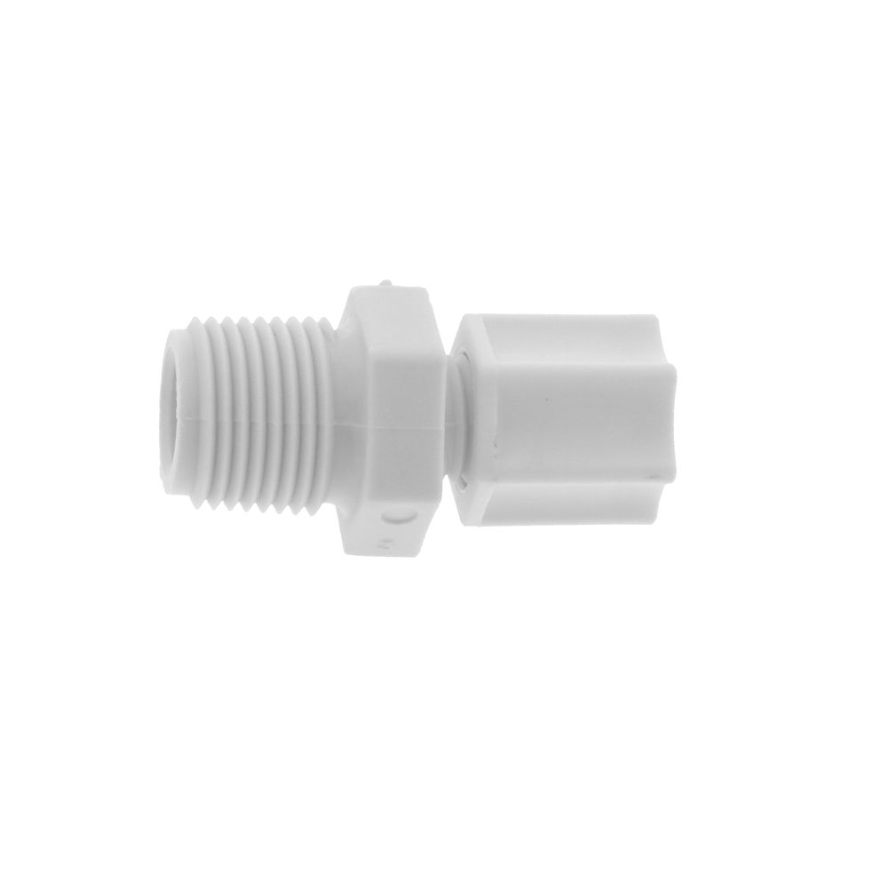 JACO 10-4-6-P-PG Polypropylene Male Connector 1/4 OD Tube x 3/8 MPT