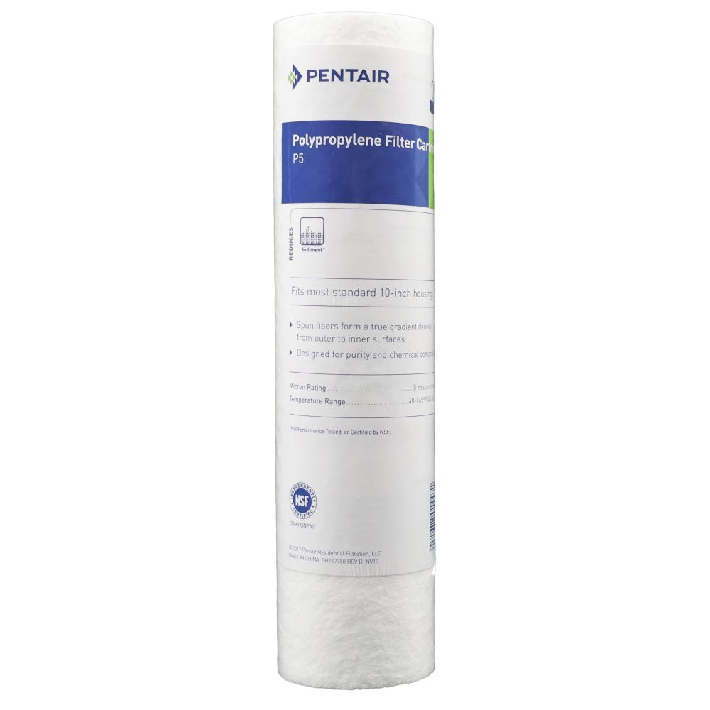 Pentek P5 9-7/8" Spun-Bonded Polypropylene Sediment Filter 5 Mic