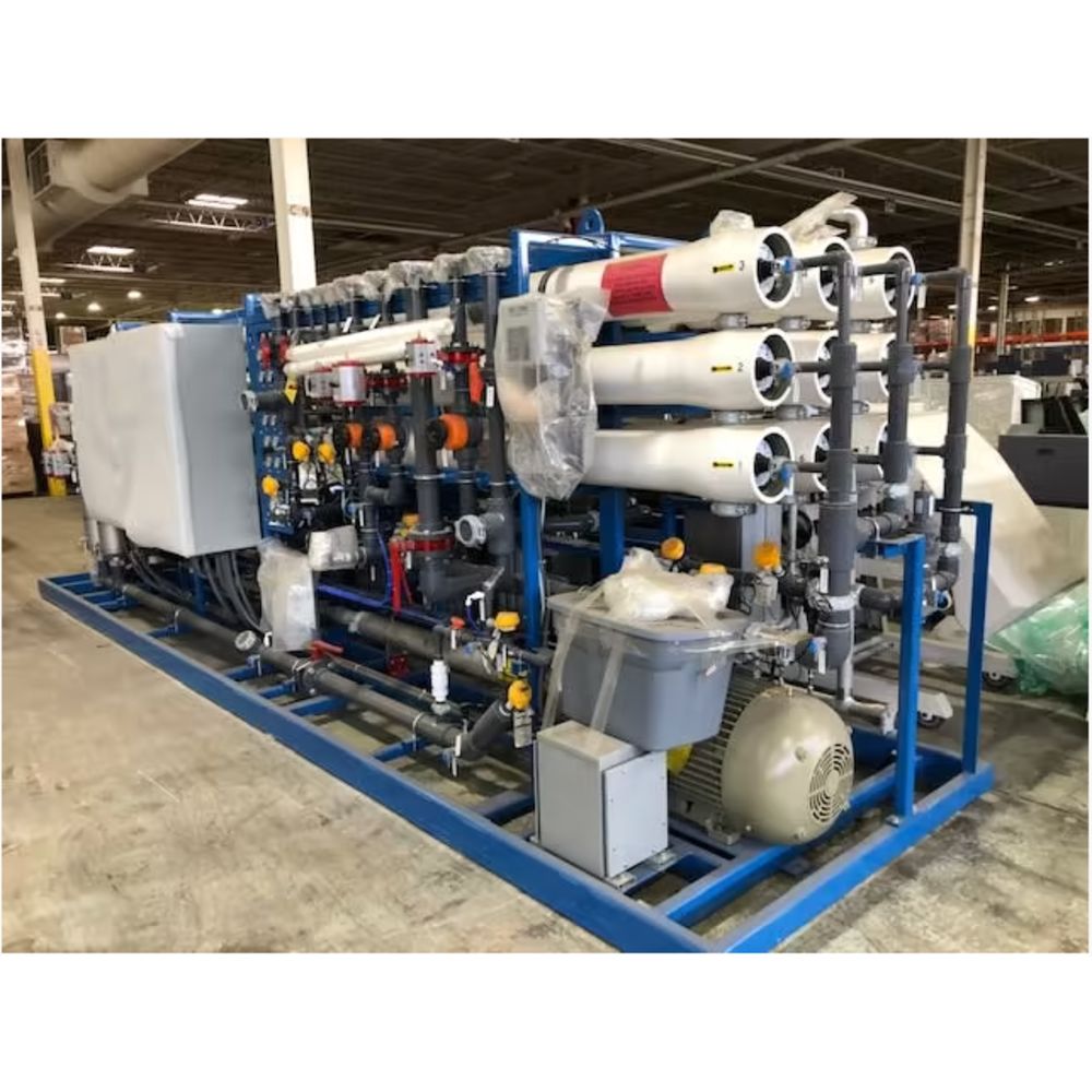 GE Water 100 gpm RO Demineralization Water Treatment Plant 380v / 50 Hz
