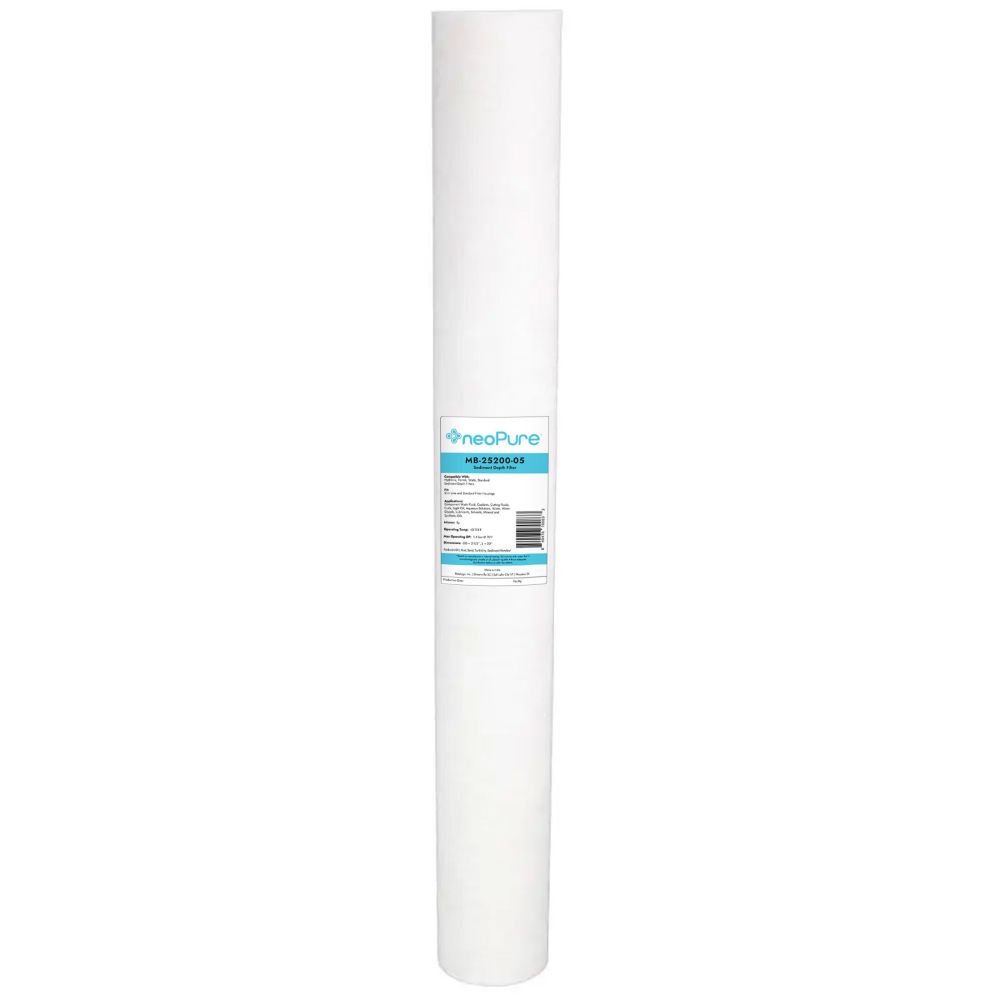 Neo-Pure MB-25200-05 20" Polypropylene Sediment Depth Filter 5 mic