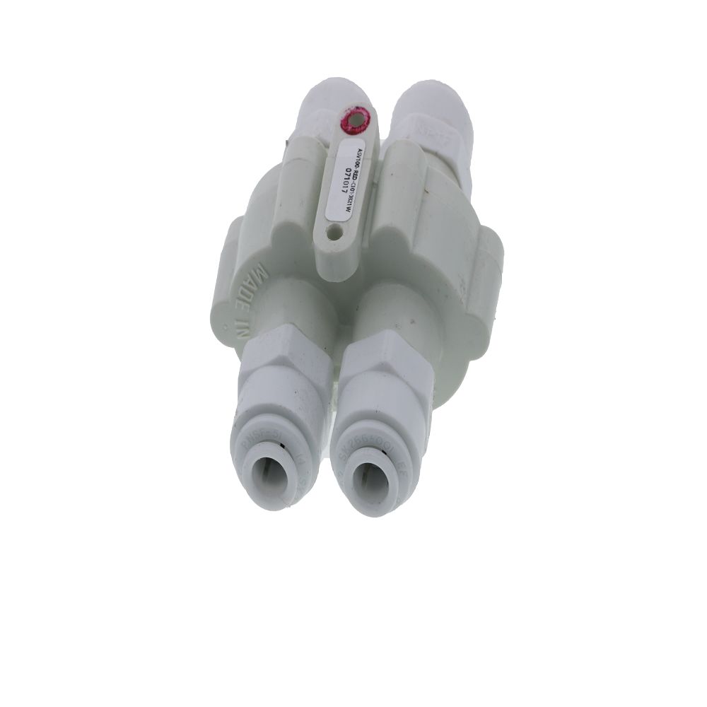 ASV-ERP-JG Automatic Shut-off Valve for Permeate Pumps 4 Way 1/4 QC