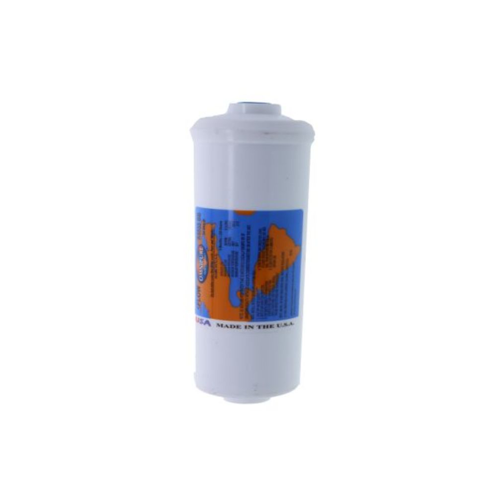 Omnipure Inline K5555-KK DI Mixbed Resin - 10" x 2.5" Filter - 3/8" Quick Connect