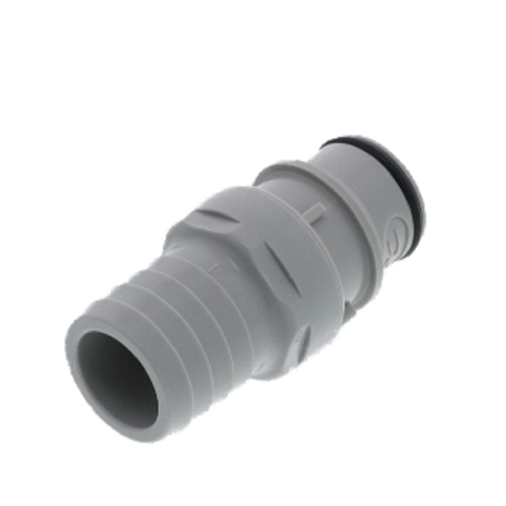 62200 NSF Valved In-Line Hose Barb Coupling Insert 3/4 ID Barb