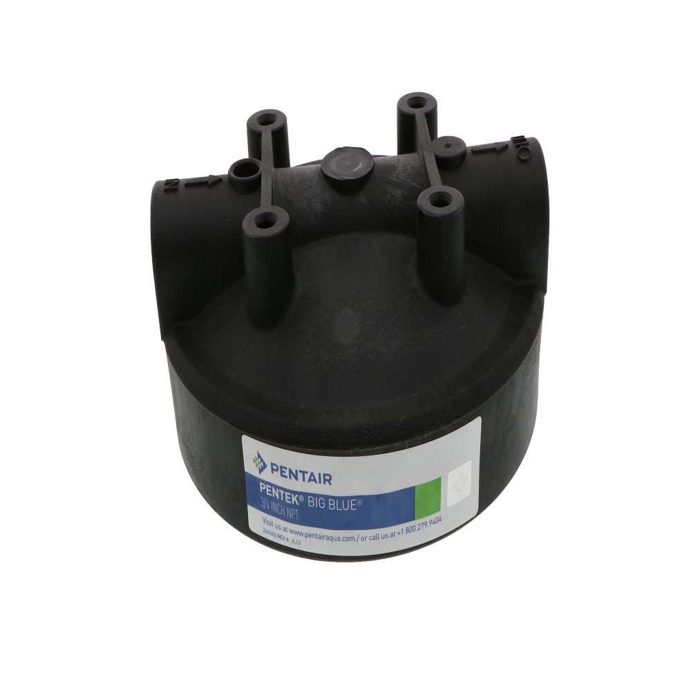 Pentek Black HFPP Cap w/o PR for Big Blue Housings