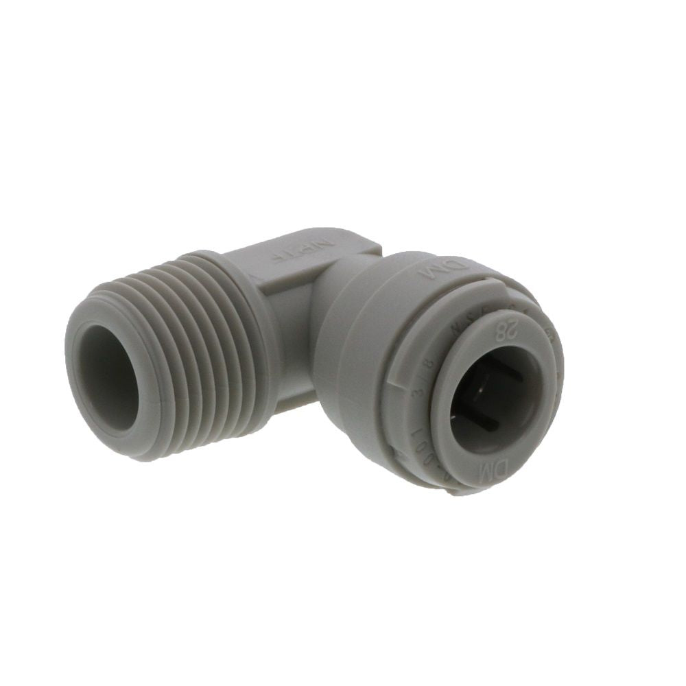 DMfit Elbow Male Connector - 3/8" Push-In x 3/8" NPTF