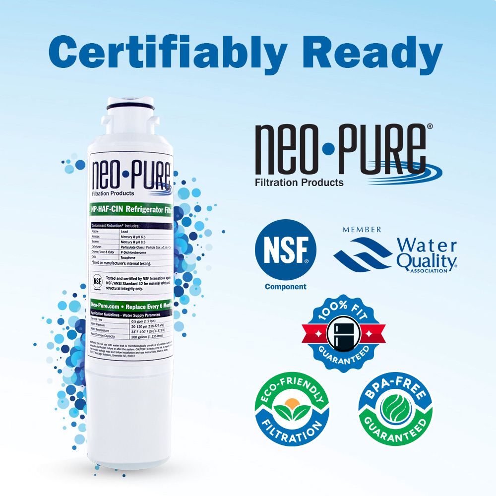 Samsung DA2900020B Compatible Replacement Fridge Filter by Neo-Pure
