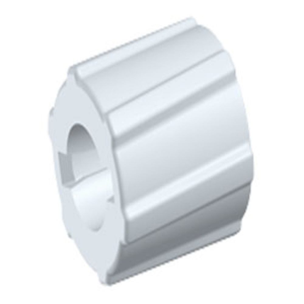 LMSL30 Ring, Stationary luer lock, White Nylon