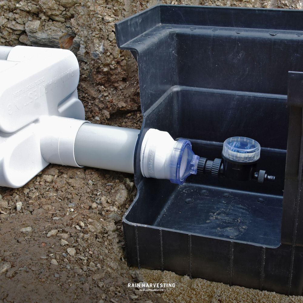 First Flush Delta Inground 4" Round by Blue Mountain Co.