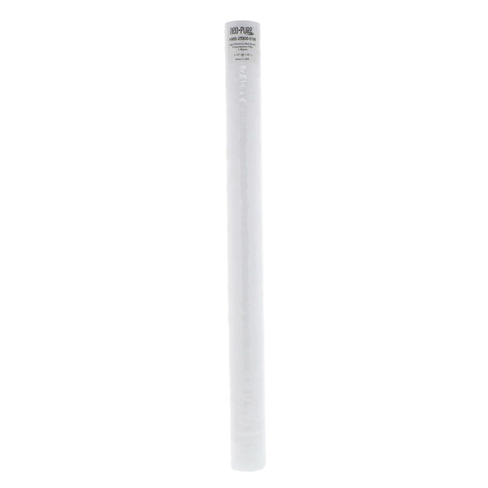 Neo-Pure HMB-25300-01W 30" Wrapped High Efficiency Meltblown Filter 1 micron