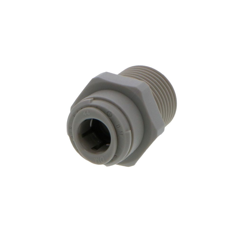 DMfit Straight MNPT Male - 3/8 Push-In x 1/2 MNPT