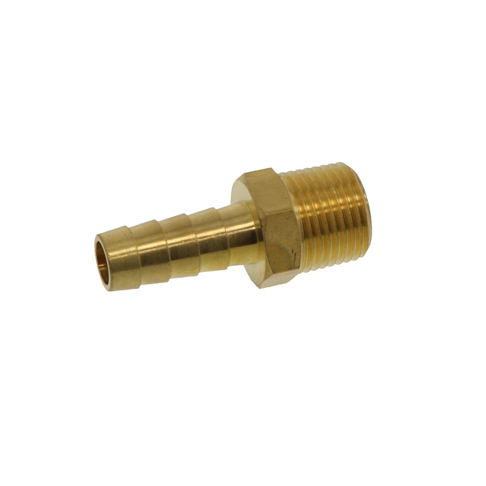Brass Male Hose Barb Adapter 3/8 MNPT x 3/8 ID Barb